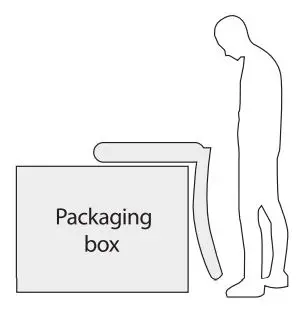 CPS Office Computer Chair Instruction Manual - Packaging Box