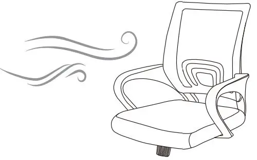 CPS Office Computer Chair Instruction Manual - To deodorize your new chair