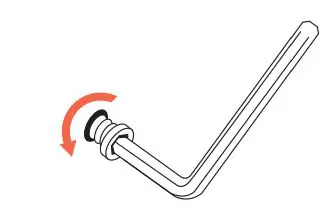 CPS Office Computer Chair Instruction Manual - Allen key