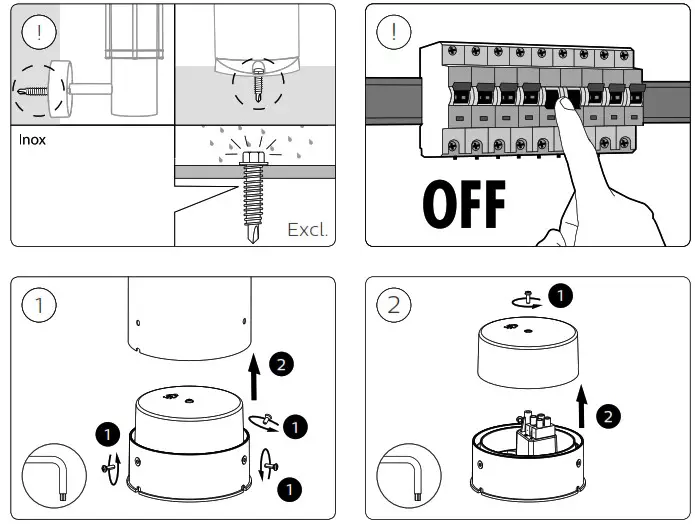 PHILIPS 915005561601 Hue White Tuar Outdoor Pedestal - overview 3
