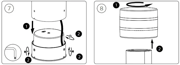 PHILIPS 915005561601 Hue White Tuar Outdoor Pedestal - overview 6