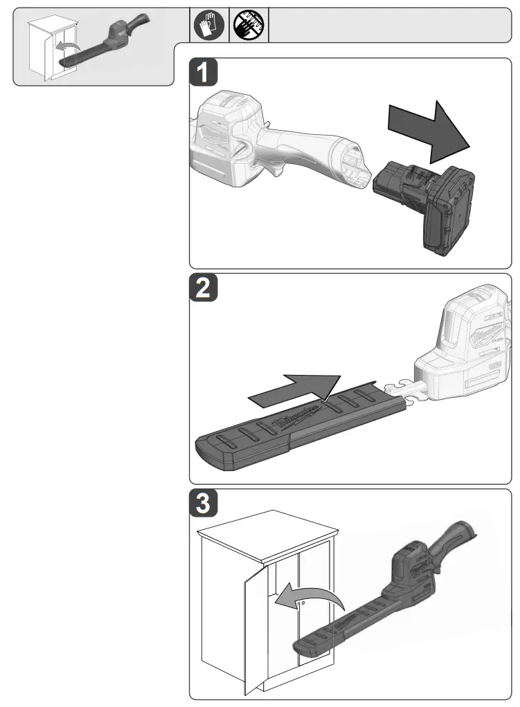 milwaukee M12 FHT20 203mm 8 Inch Hedge Trimmer - fig 10