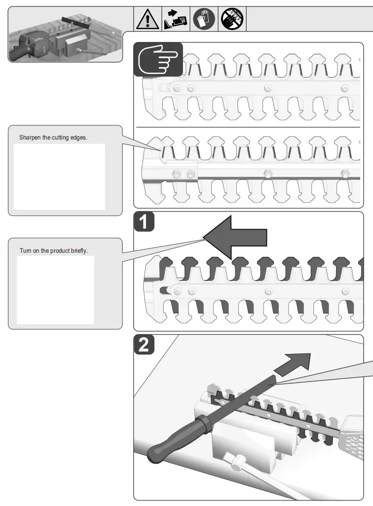 milwaukee M12 FHT20 203mm 8 Inch Hedge Trimmer - fig 12