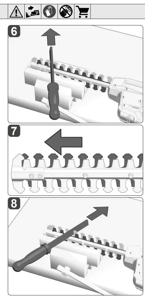 milwaukee M12 FHT20 203mm 8 Inch Hedge Trimmer - fig 14