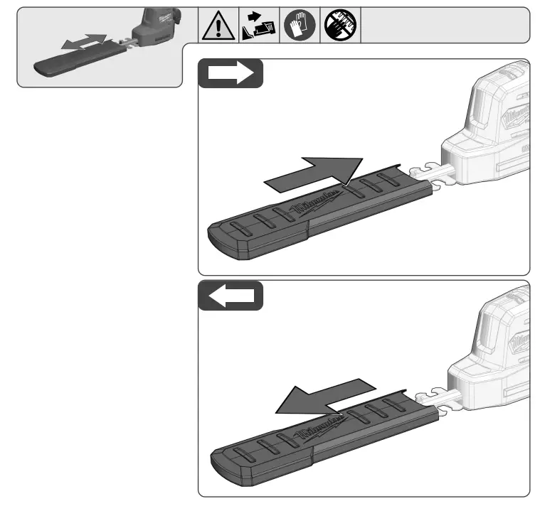 milwaukee M12 FHT20 203mm 8 Inch Hedge Trimmer - fig5