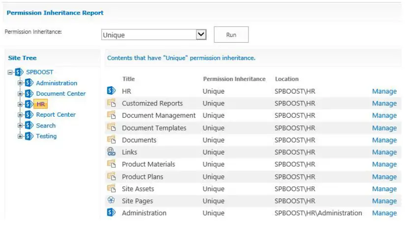 BOOST V1 Permission Report fig 15