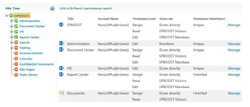 BOOST V1 Permission Report fig 6