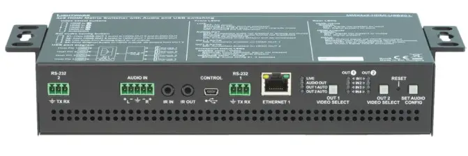 LIGHTWARE MMX4x2-HDMI-USB20-L Compact Size Matrix Switcher 1