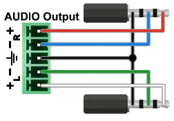 LIGHTWARE MMX4x2-HDMI-USB20-L Compact Size Matrix Switcher - Audio Cable2
