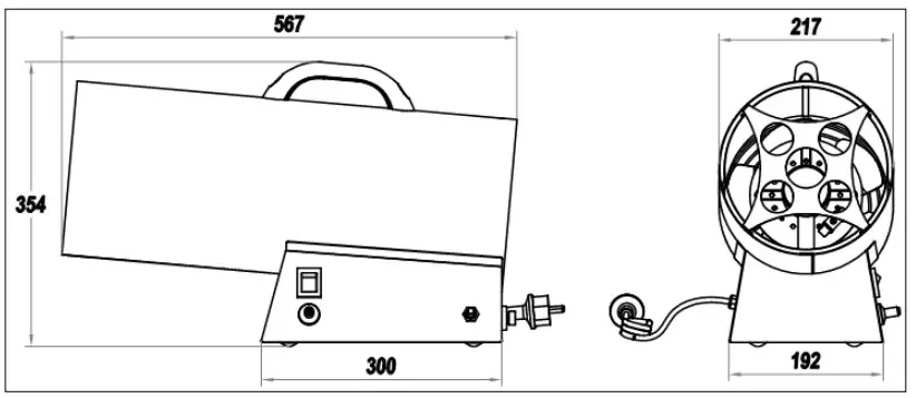 EUROM HKG 30 DE hot air canon - fig2