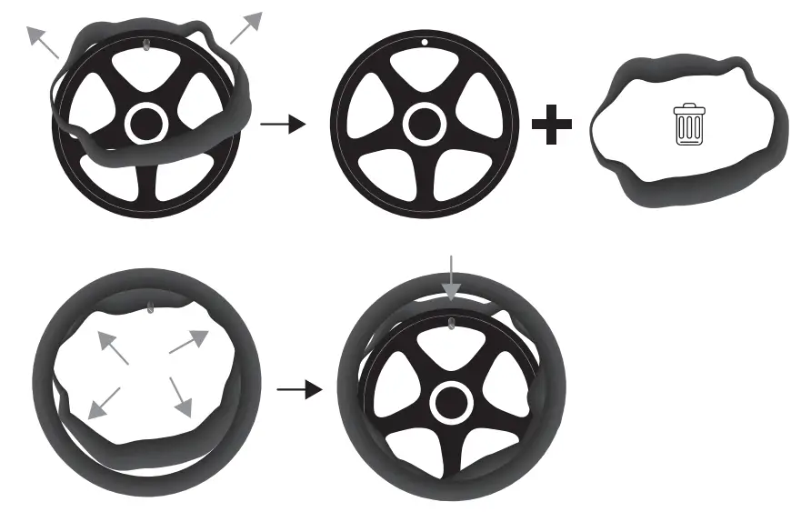 TnB UMTYRE10 Pneu 10 Inch Escooter Tyre - fig 2