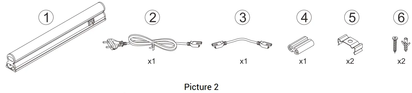 OPTONICA T5 LED Tubes - box