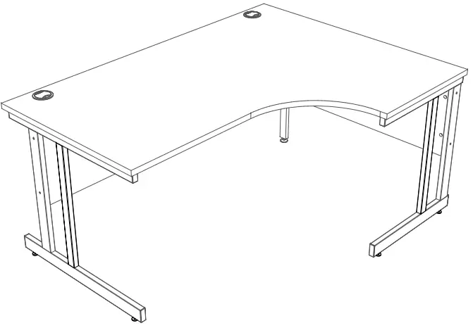 dams Momento Ergonomic Desk -