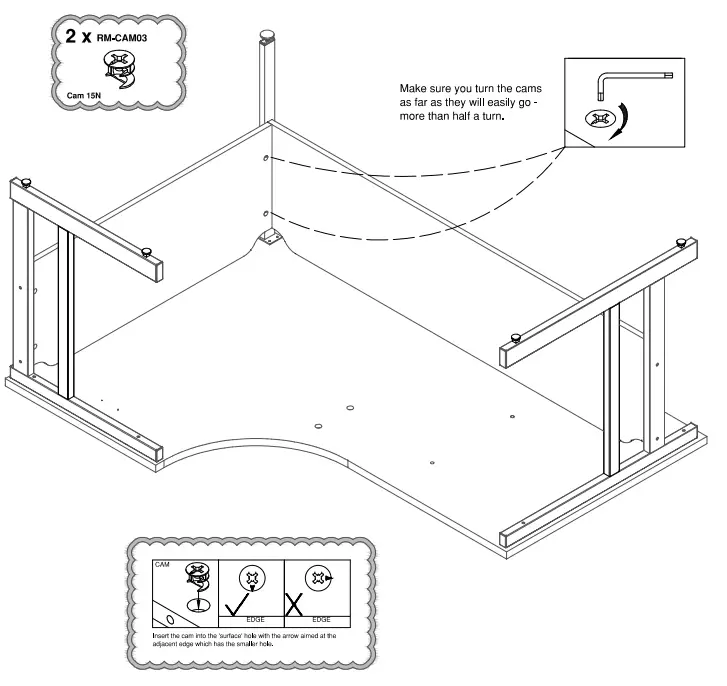 dams Momento Ergonomic Desk - 22