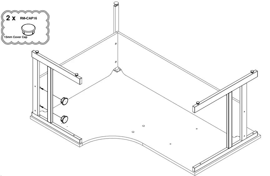 dams Momento Ergonomic Desk - 25