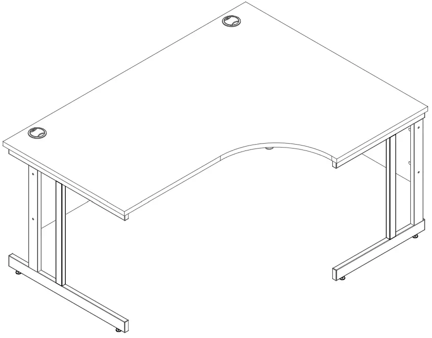 dams Momento Ergonomic Desk - 27