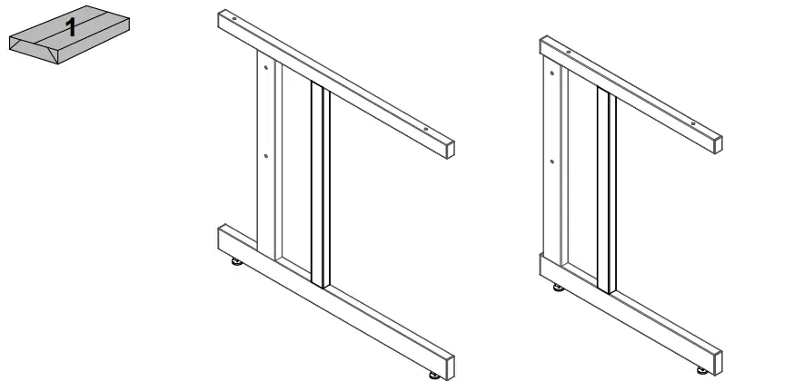 dams Momento Ergonomic Desk - 47
