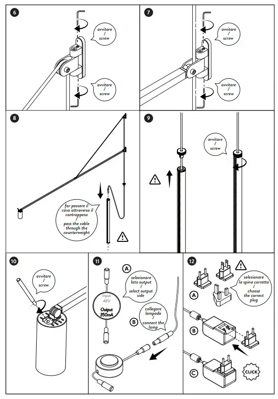 NEMO STUDIO Lighting Swan Wall Light - Fig 2