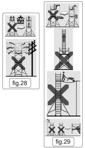 SEALEY SSCL1 V2 Platform Scaffold Tower EN 1004 - fig 20