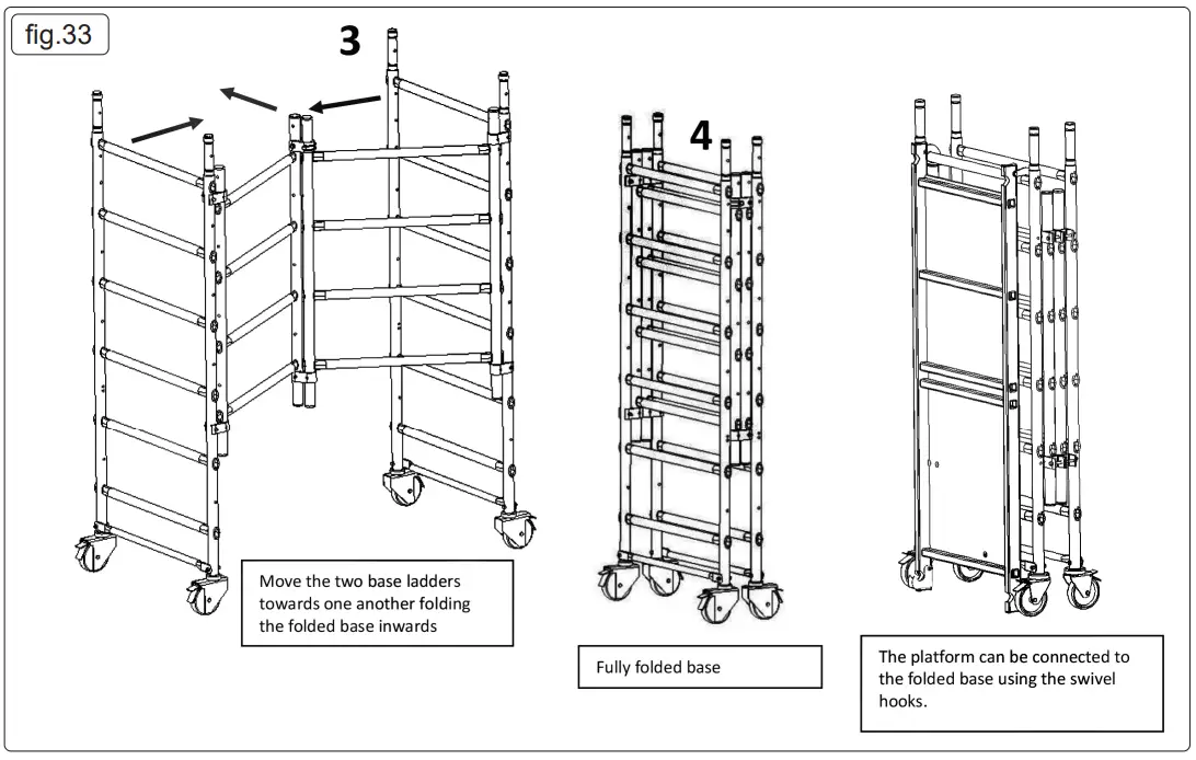 SEALEY SSCL1 V2 Platform Scaffold Tower EN 1004 - fig 24