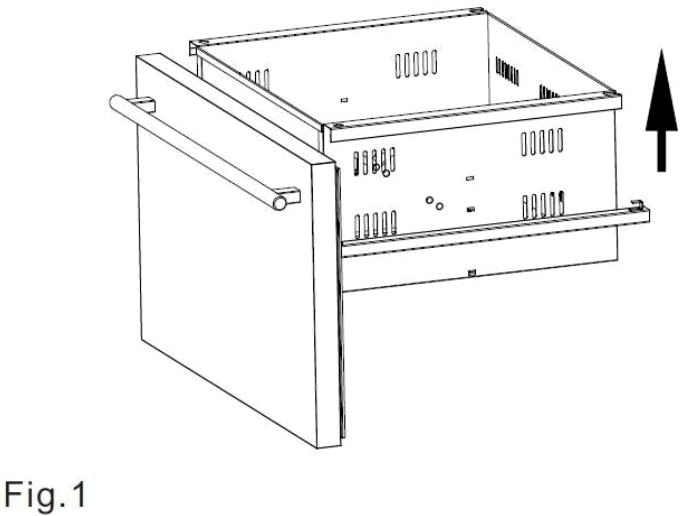 SUMMIT ADRD24 FROST FREE DRAWER REFRIGERATOR - 7