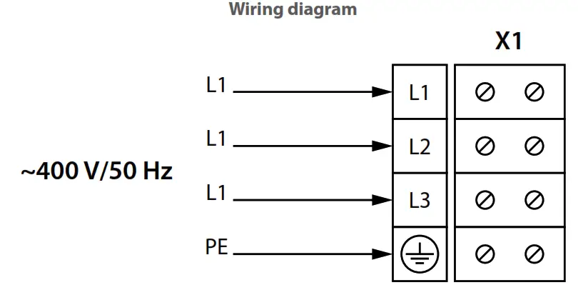 VENTS VKDV K2 RoofMounted Centrifugal Smoke Extraction Fan - Wiring diagram