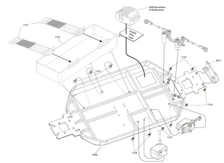 df-models 3168 XL Fighter Brushless Toy Car 31
