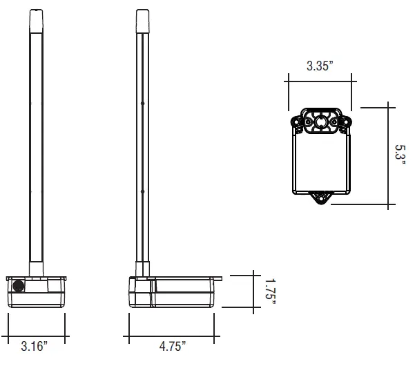 DUST FREE 19300 LIGHTSTICK Germicidal Ultraviolet Light FIG 1