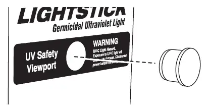 DUST FREE 19300 LIGHTSTICK Germicidal Ultraviolet Light FIG 8