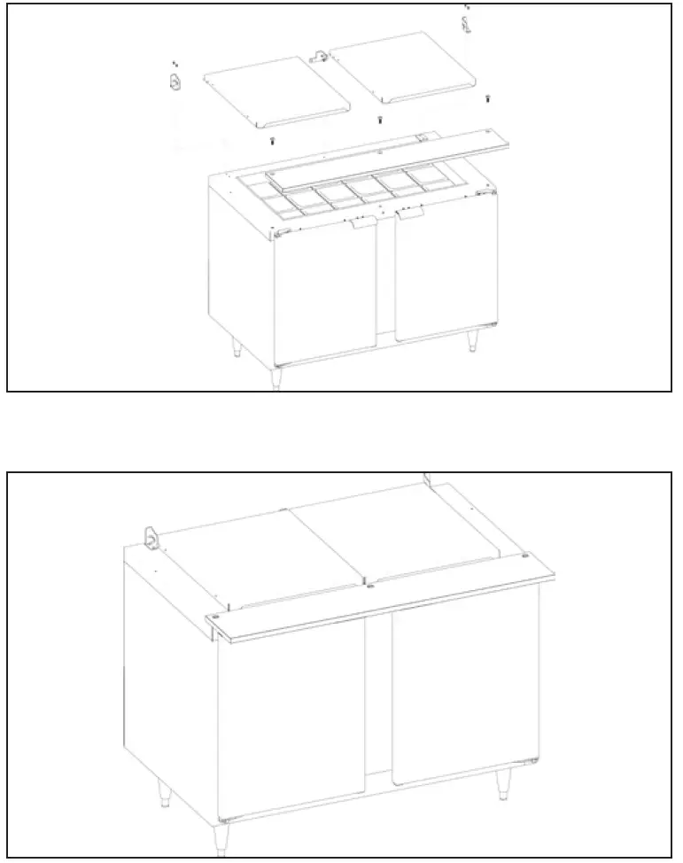 Traulsen-UPT6024-DD-SB-60-Inch-4-Drawer-Stainless-Steel-Back-Refrigerated-Sandwich-Prep-Table-4
