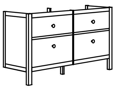 IKEA HEMNES Bathroom Vanity fig 43