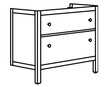 IKEA HEMNES Bathroom Vanity fig 44