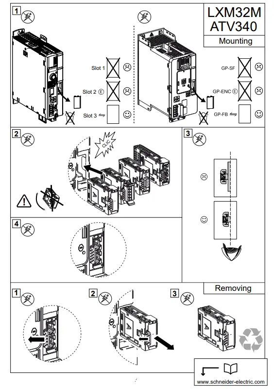 Schneider Electric VW3 Series Ethercat 2 x RJ45 communication module fig 6