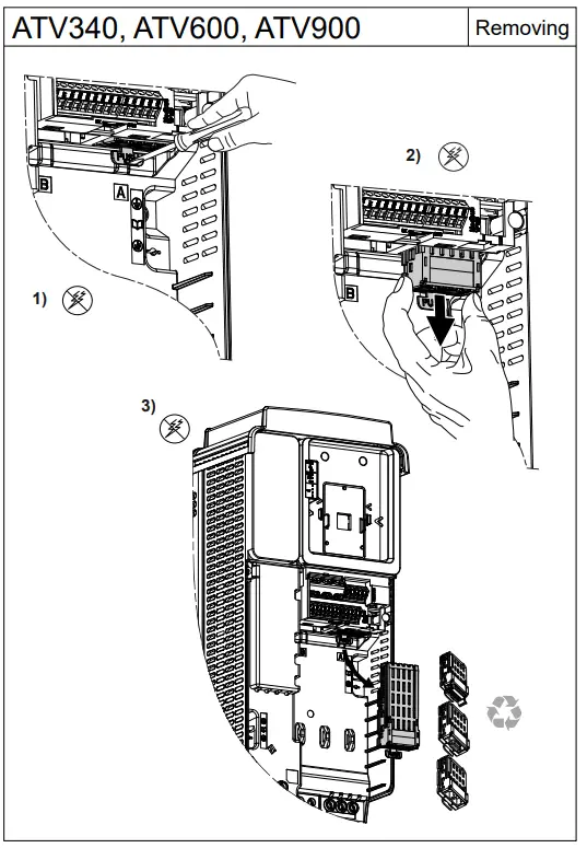 Schneider Electric VW3 Series Ethercat 2 x RJ45 communication module fig 8