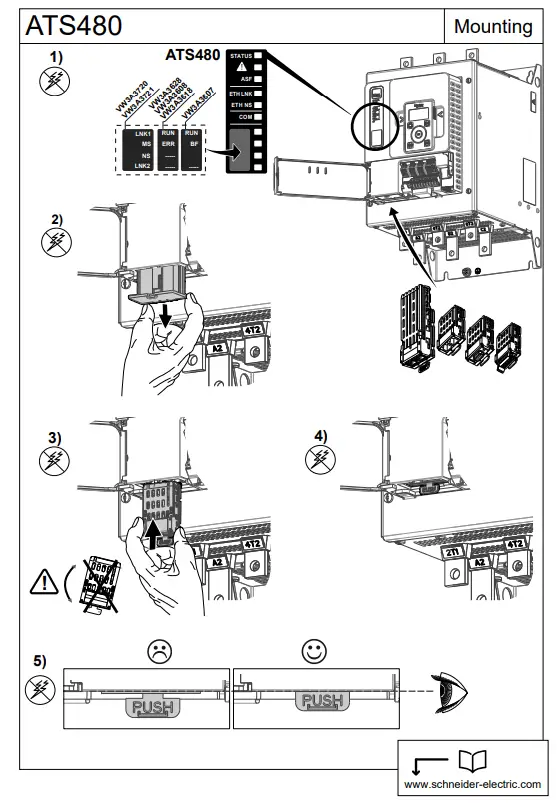 Schneider Electric VW3 Series Ethercat 2 x RJ45 communication module fig 9