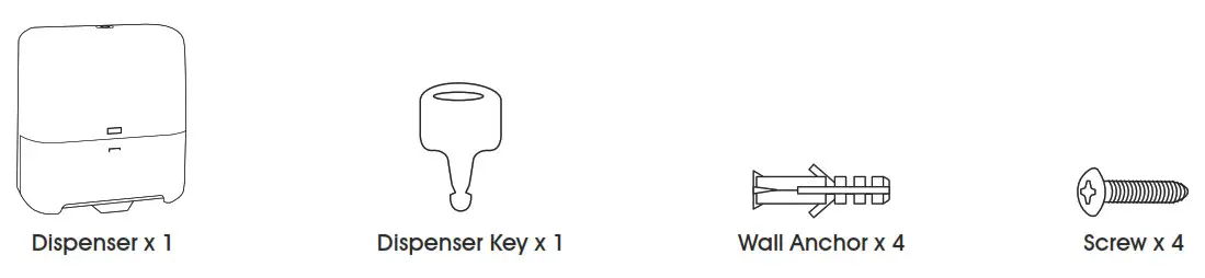 ULINE H-5805 Tork Matic Towel - Parts