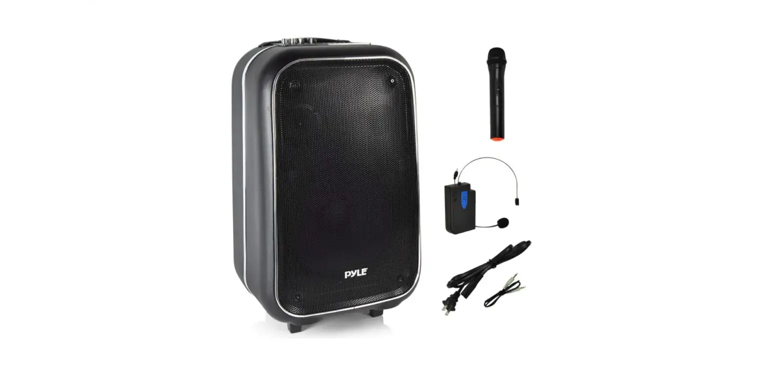 Pyle Pwma1225bt Portable Bluetooth Karaoke Loudspeaker Instruction Guide