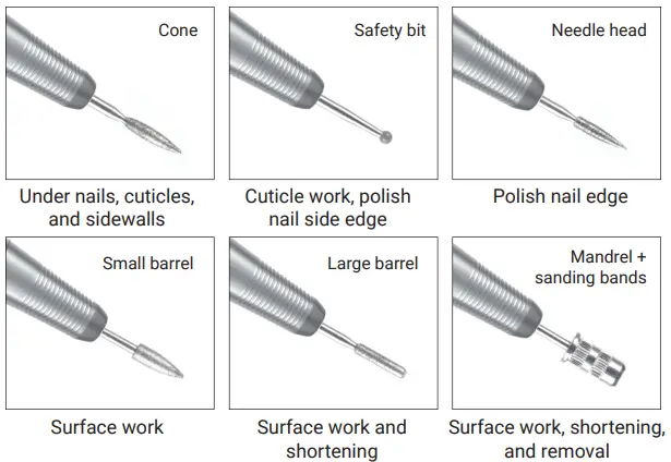 melodysusie 2 in 1 Nail Lamp with Nail Drill-fig2