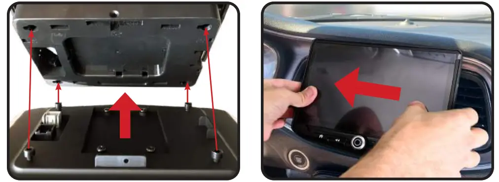 PAC SRK-CHR15H 2015-2021 Dodge Charger - Attaching The Display Screen4