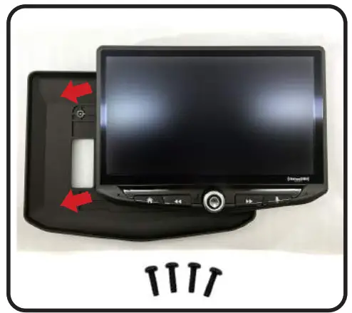 PAC SRK-CHR15H 2015-2021 Dodge Charger - Display Mounting Panel Assembly 1