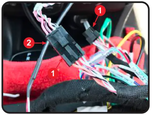 PAC SRK-CHR15H 2015-2021 Dodge Charger - In-Vehicle Harness Connections 1