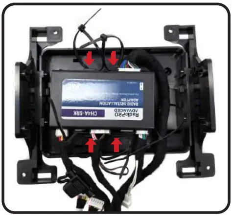 vPAC SRK-CHR15H 2015-2021 Dodge Charger - Interface and Radio Module Mounting1