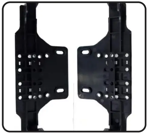 PAC SRK-CHR15H 2015-2021 Dodge Charger - Side Brackets and Spacers 3