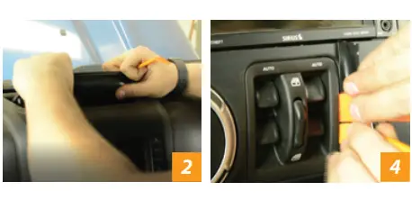 BRANDMOTION SUTV 8837 SummitView Jeep Wrangler Adjustable Rear Vision System - Radio