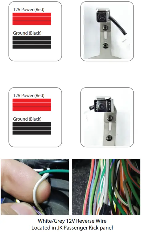 BRANDMOTION SUTV 8837 SummitView Jeep Wrangler Adjustable Rear Vision System - power