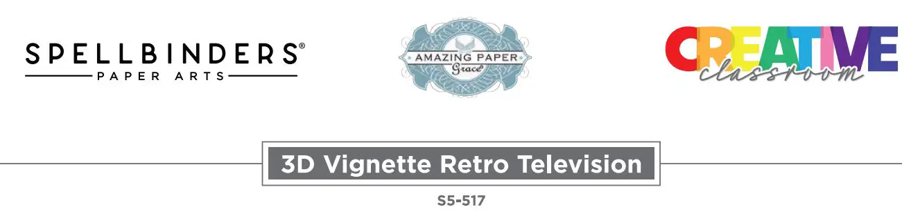 CREATIVE classroom S5-517 3D Vignette Retro Television Instructions