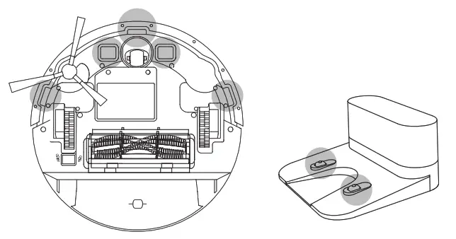 eufy RoboVac G20 Hybrid Robot Vacuum Cleaner- Charging Pins