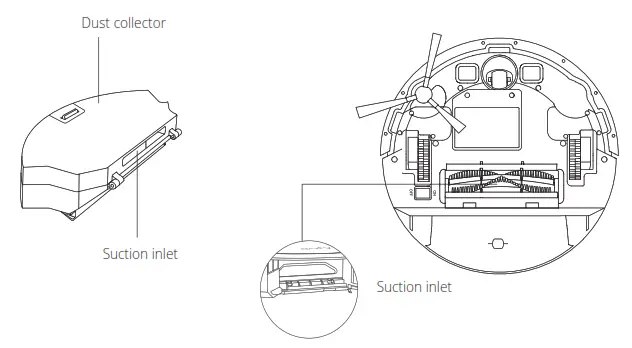eufy RoboVac G20 Hybrid Robot Vacuum Cleaner- Dust collector