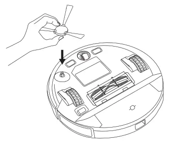 eufy RoboVac G20 Hybrid Robot Vacuum Cleaner- brush