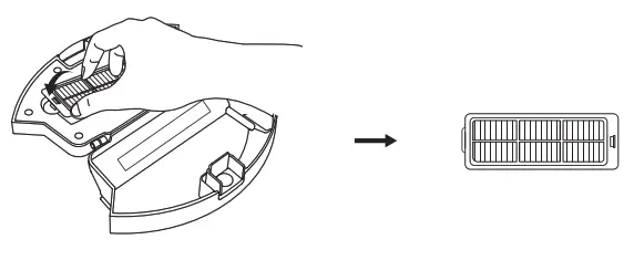 eufy RoboVac G20 Hybrid Robot Vacuum Cleaner- filter.